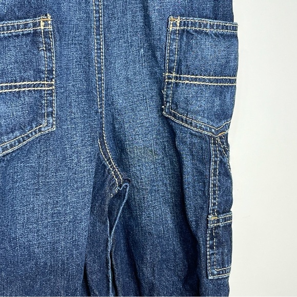 OshKosh B'gosh Overalls 12-18 Months Blue Jean Denim Farm - Picture 3 of 6
